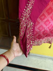 Orange Embroidered Kaftan