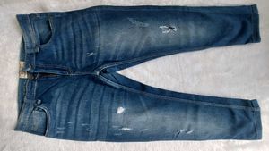 Distressed Denim Jeans