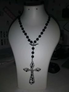cross charm necklace