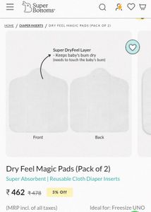 Dry Feel Magic Pad And Booster