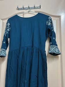 Casual Kurta Navy Blue