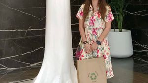 Cream Floral Dress