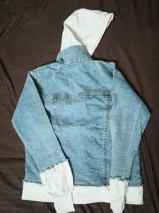 Hooded Denim Jacket