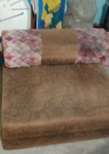 Foldable Sofa Bed - Brown