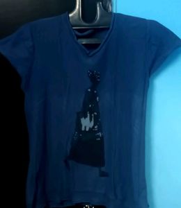 Blue Graphic T-Shirt
