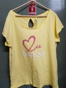 Cute Yellow Heart Tee