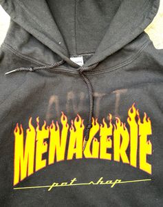 Thrasher Menagerie Flame Hoodie