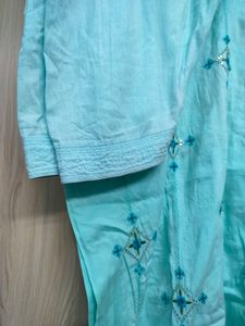 Embroidery Cotton Suit