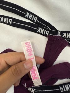 PINK Criss-Cross Thong