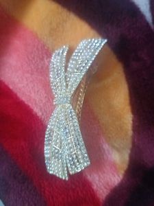 Rhinestone Hair Clip &amp; Brooch Set