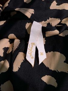 Black Printed Skirt
