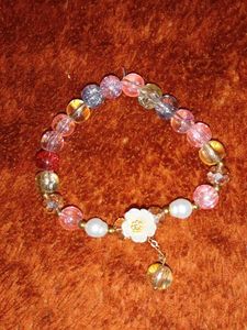 Beaded Flower Bracelet
