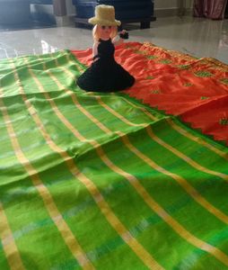 Contrast Saree