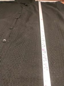 black polo shirt