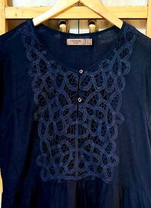 Black Designer Top Size-36