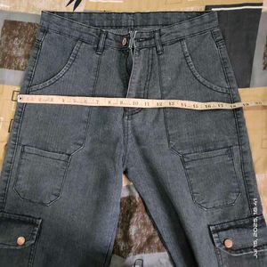 Grey Cargo Pant