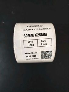 CROMO Barcode Labels 60mm x 25mm
