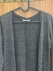 Gray Open Front shrug