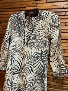 Leaf Print Kurta