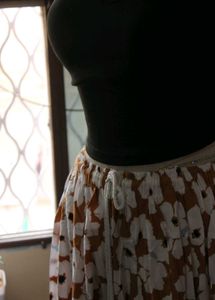 Floral Print Adjustable Pants