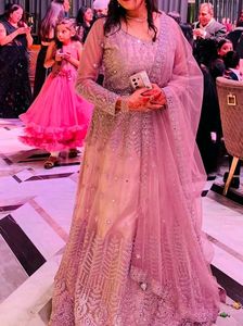 Beautiful Gown With Heavy Dupatta