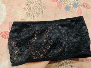Padded Lace Tube Bra