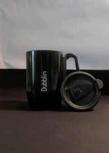 Dubblin Black Travel Mug with Lid