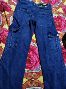 Blue Cargo Jeans
