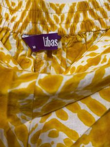 Yellow &amp; White Printed Co Ord set