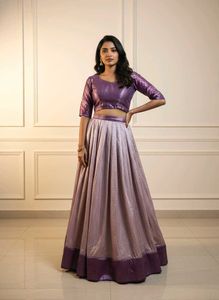 Elegant Lavender Lehenga Set