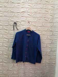 Navy Blue Knit Cardigan🌷