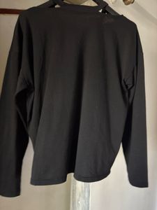 Funky Graphic Shoulder Cut Out Tee