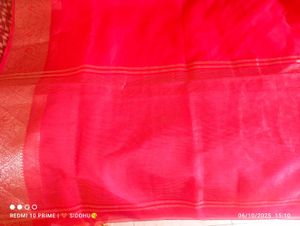 Elegant Red Saree