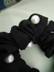 Black Pearl Scrunchie