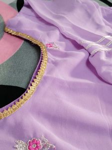 Lavender Kurta Set