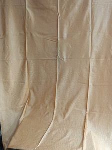 Unique Blue and Beige Grommet Curtain