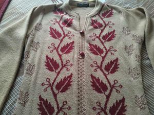 Wool Blend Kurta and Palazzo Set