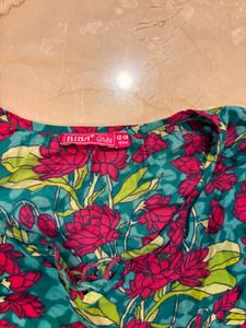 Biba Short Floral Kurti