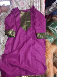 Elegant Purple Kurti