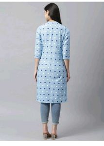Blue Printed Kurti