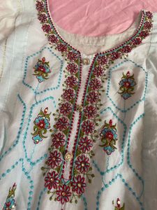 Daily/Festive Wear Kurta With Flared Sleeves