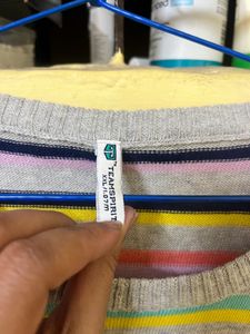 Striped Long Sleeve Sweater