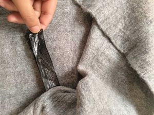 ZARA GREY ROUND NECK SWEATER