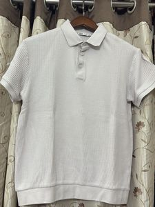 Stylish Light Beige Polo Shirt