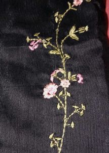 Elegant Black Embroidered Kurta Set