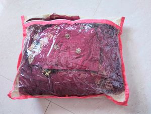 Net Febrick Saree,Silk Peticot, Stylish Blouse