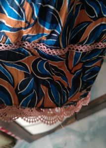 Lace Detailing Kurta Set