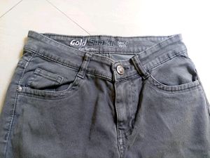 Gold Sparkel Grey Jeans