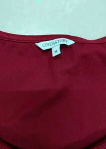 Maroon Coloured Top