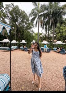 Blue Floral Dress